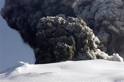 Iceland Ash cloud