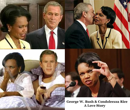 Bush and Condoleezza Love Affair 1