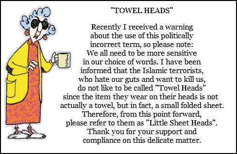 Maxine on Islamic terrorists