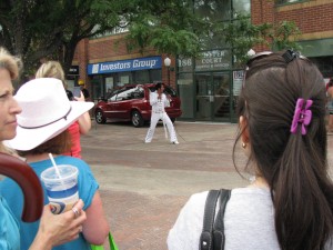 Fans and Elvis