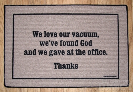 no thanks -doormat