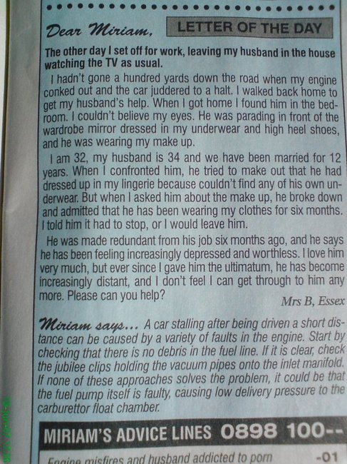 Letter of the Day - What a Response